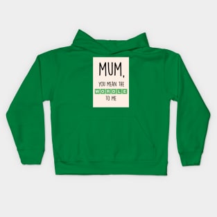 WORDLE MUM Kids Hoodie